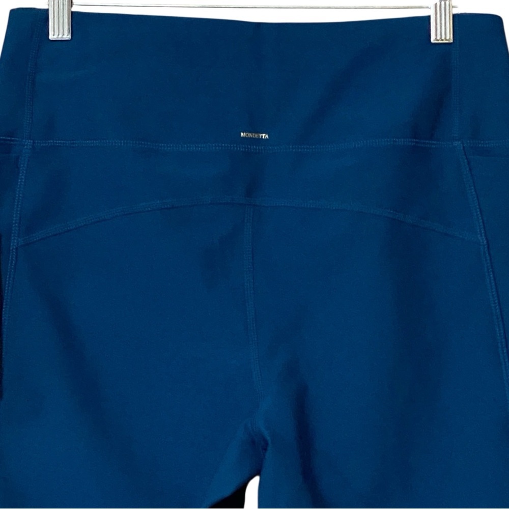 SOLD! DO NOT BUY!! Mondetta High Waist Active Legging L Teal Side Pockets Mesh M - Picture 8 of 13